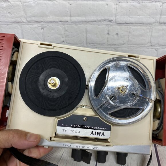 Vintage AIWA TP-1003 Solid State UNTESTED Reel To Reel Stereo Tape Recorder 60s - Picture 6 of 16